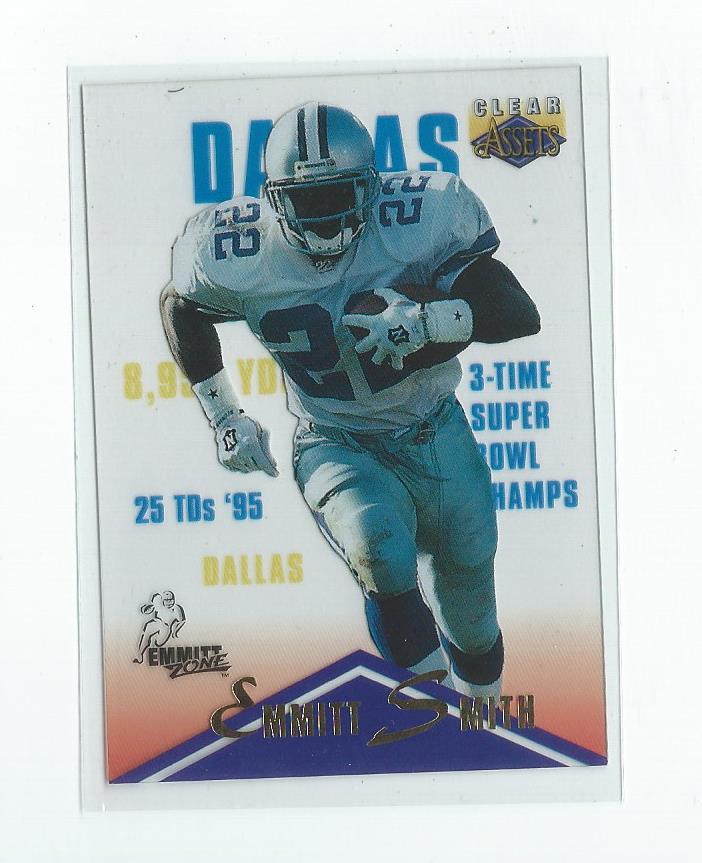 1996 Clear Assets #29 Emmitt Smith