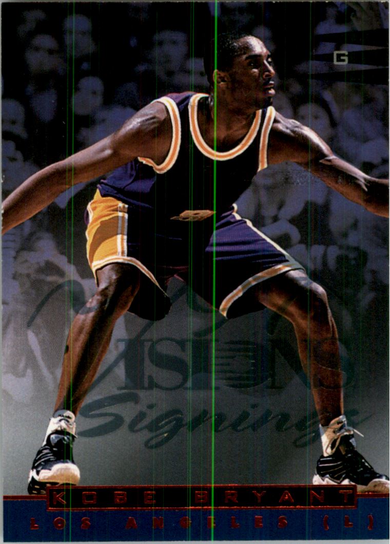 1997 Visions Signings #21 Kobe Bryant - NM-MT