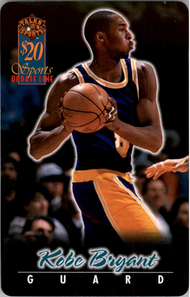 1997 Score Board Talk N' Sports Phone Cards $20 #6 Kobe Bryant