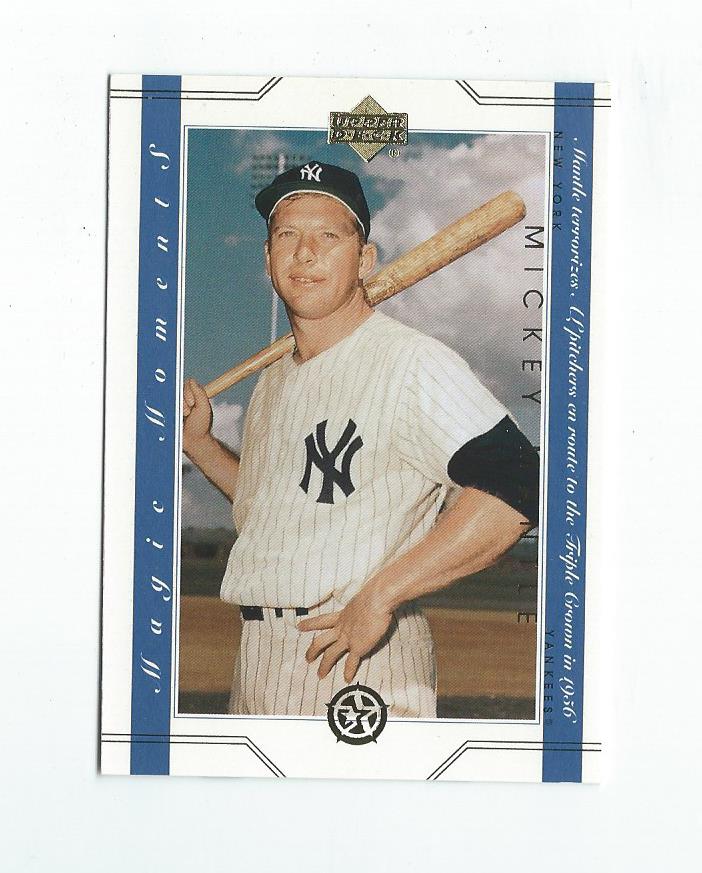 2002-03 UD SuperStars Magic Moments #MM7 Mickey Mantle