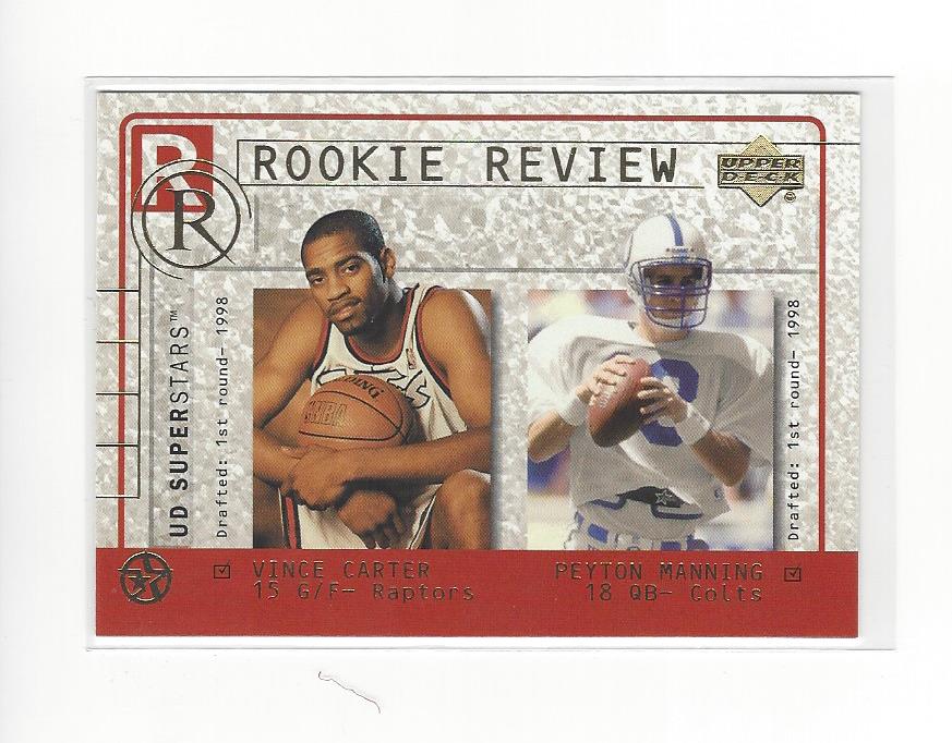 2002-03 UD SuperStars Rookie Review #R4 V.Carter/P.Manning