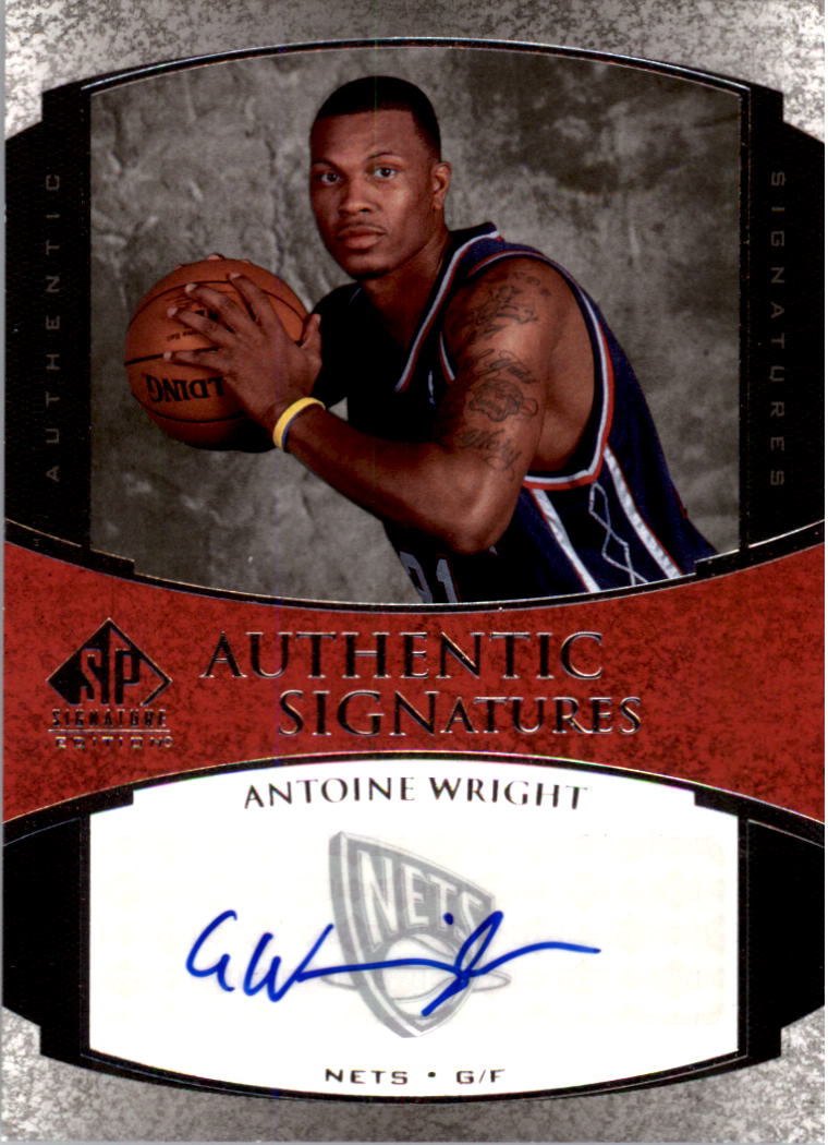 2005-06 SP Signature Edition Signatures #AW Antoine Wright
