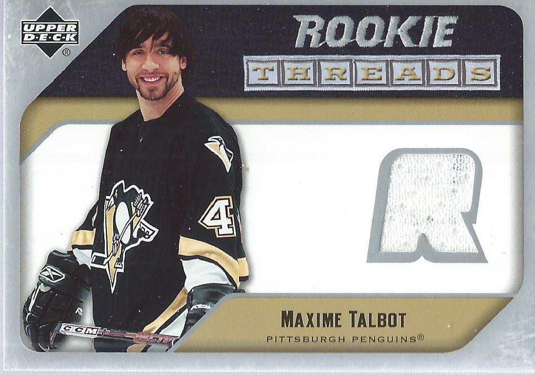 2005-06 Upper Deck Rookie Threads #RTMT Maxime Talbot