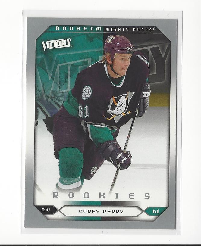 2005 06 Upper Deck Victory 281 Corey Perry Rc Rookie Ducks Ebay