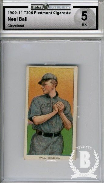 1909-11 T206 #16 Neal Ball/Cleveland
