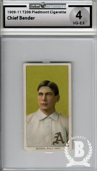 1909-11 T206 #34 Chief Bender/Portrait