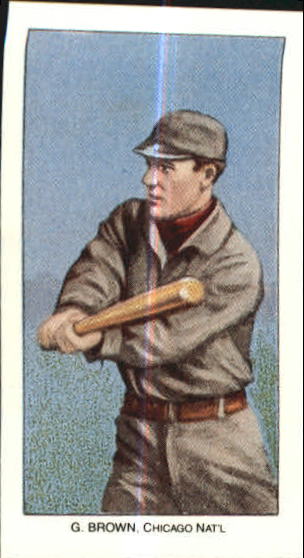 1909-11 T206 #55 George Brown/Chicago