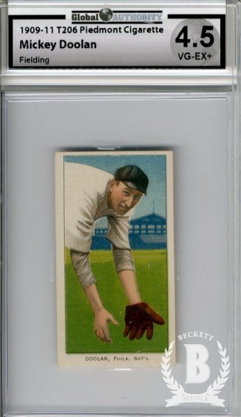 1909-11 T206 #138 Mickey Doolan/Fielding