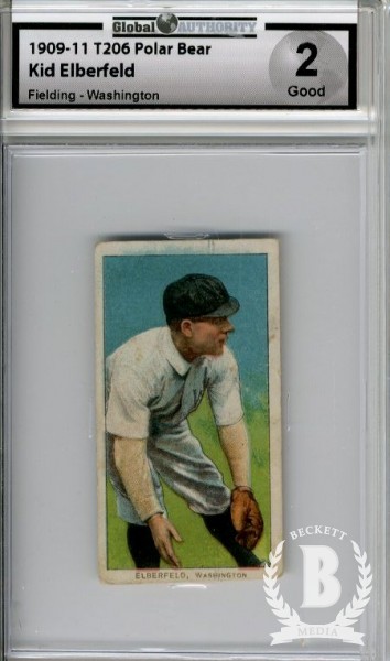 1909-11 T206 #160 Kid Elberfeld/Fielding