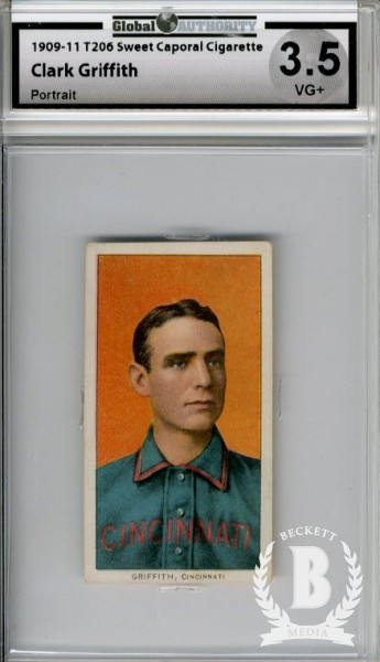 1909-11 T206 #196 Clark Griffith/Portrait