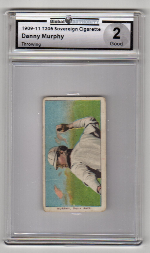 1909-11 T206 #353 Danny Murphy/Throwing