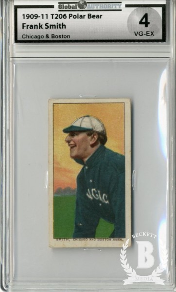 1909-11 T206 #449 Frank Smith/Chicago-Boston