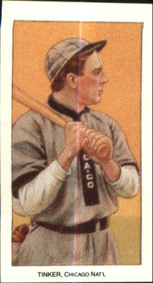 1909-11 T206 #489 Joe Tinker/Bat on Shoulder