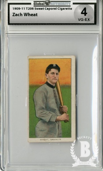 1909-11 T206 #506 Zack Wheat