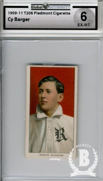 1909-11 T206 #19 Cy Barger ML