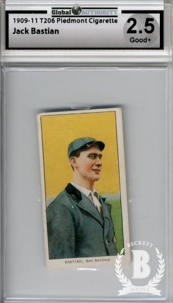 1909-11 T206 #22 Jack Bastian SL