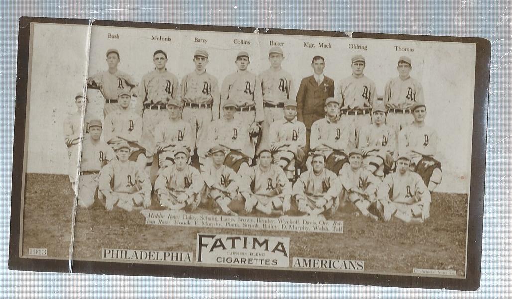 1913 Fatima Teams T200 #6 Philadelphia Americans