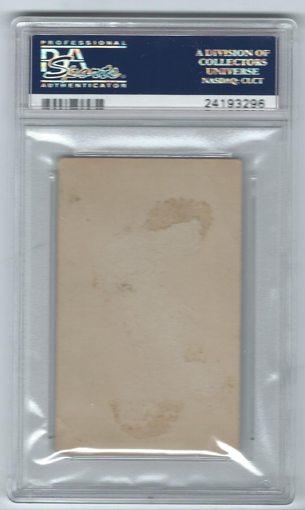 1922 E120 American Caramel Series of 240 #71 Babe Ruth back image