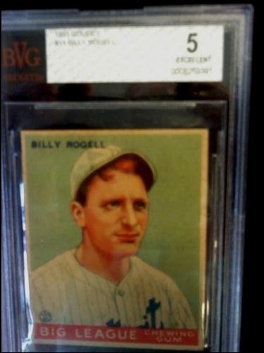 1933 Goudey #11 Billy Rogell RC