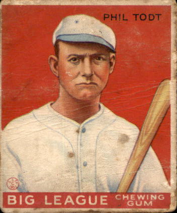 1933 Goudey #86 Phil Todt RC