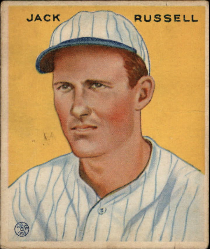 1933 Goudey #123 Jack Russell RC