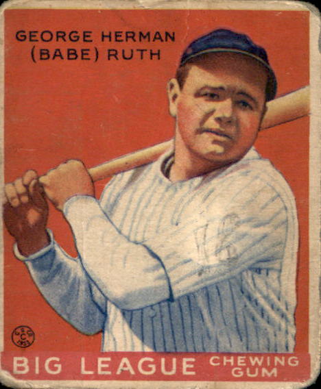 1933 Goudey #149 Babe Ruth RC
