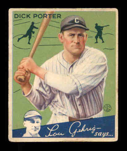 1934 Goudey #43 Dick Porter RC