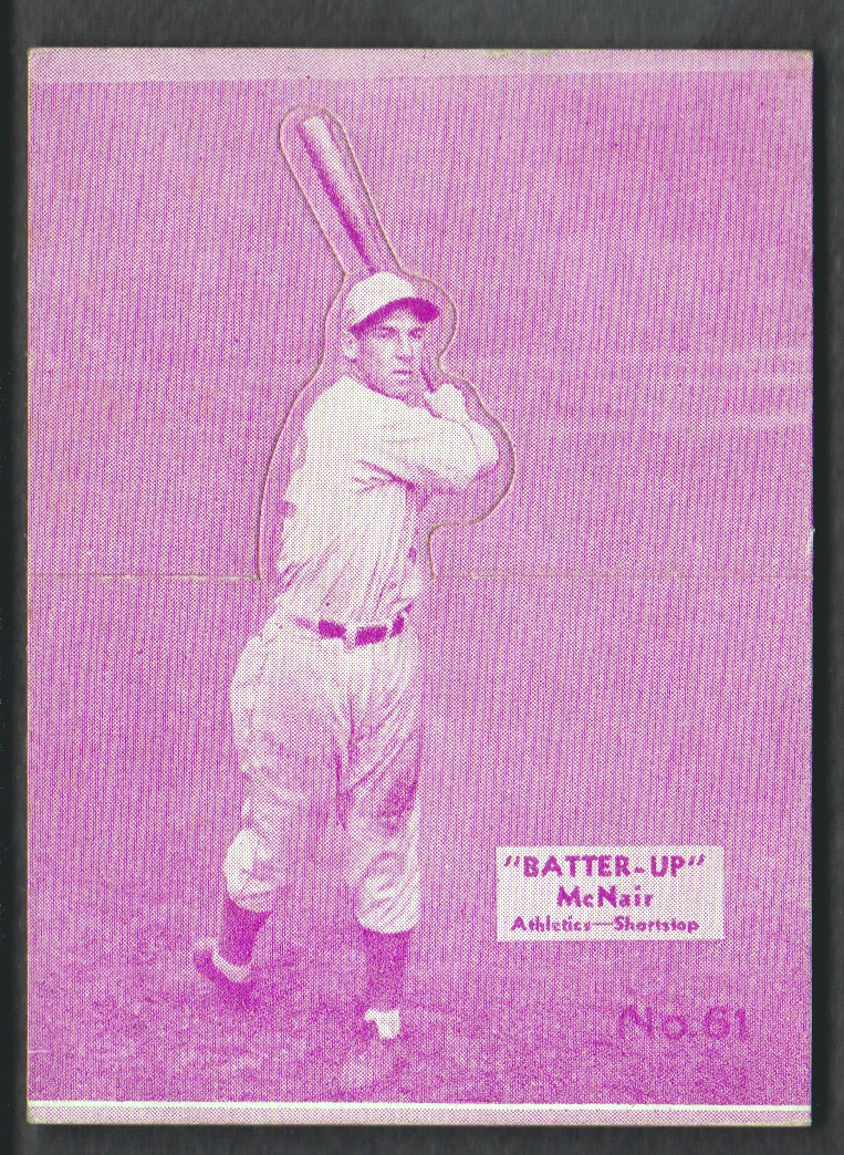 1934-36 Batter-Up #61 Rabbit McNair XRC