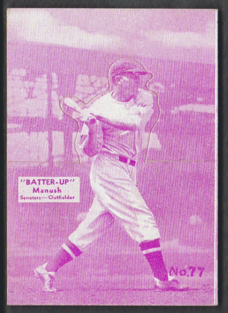 1934-36 Batter-Up #77 Heinie Manush