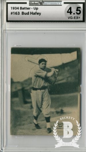 1934-36 Batter-Up #163 Daniel Hafey XRC