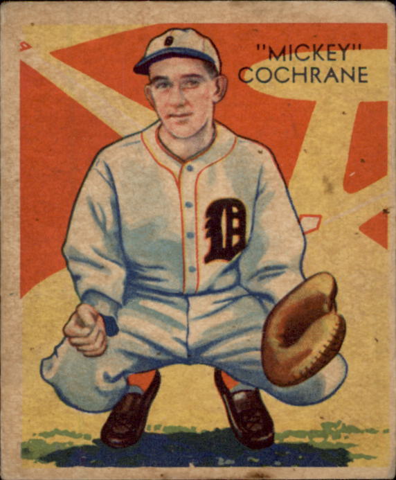 1934-36 Diamond Stars #9 Mickey Cochrane/34G, 35G, 36B