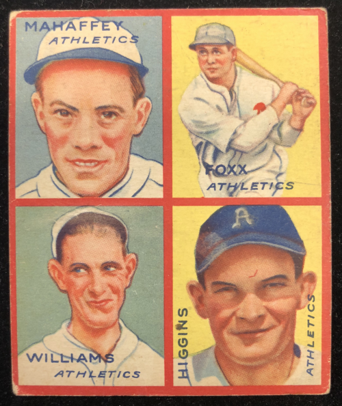 1933 Goudey Jimmy Foxx