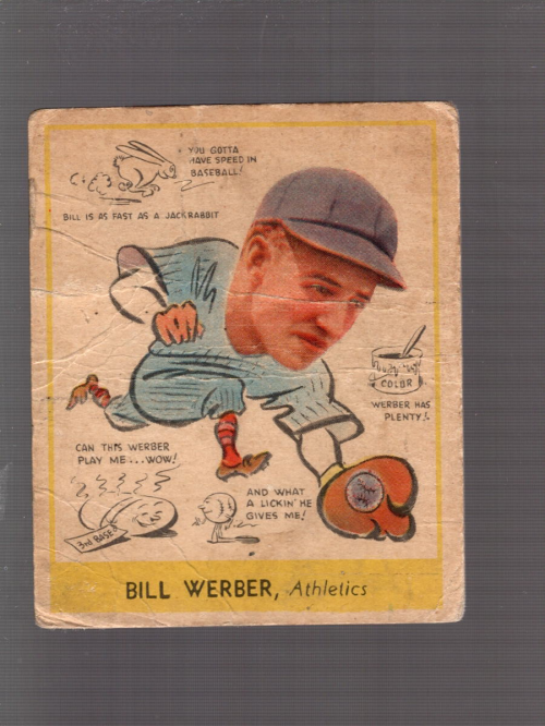 1938 Goudey Heads-Up #283 Billy Werber