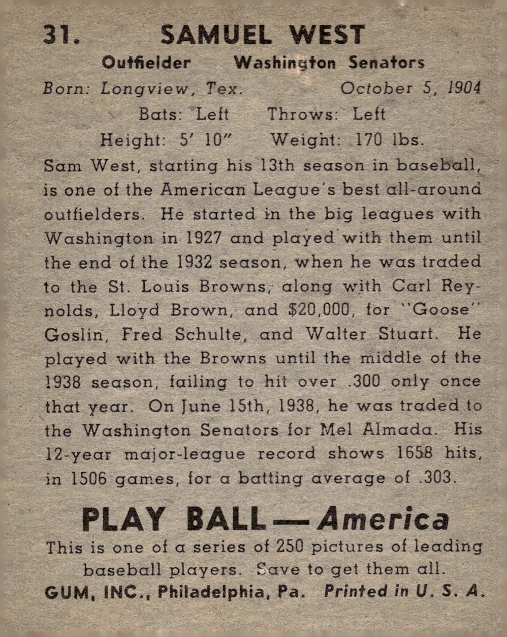1939 PALLONE DA GIOCO BASEBALL SINGOLI ASSORTITI U-PICK - Foto 7 di 29