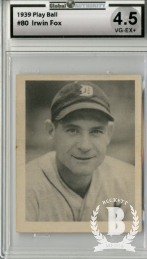 1939 Play Ball #80 Pete Fox