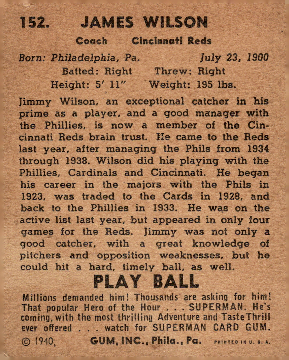 1940 PLAY BALL BASEBALL ASSORTED SINGLES U-PICK - Picture 9 of 13