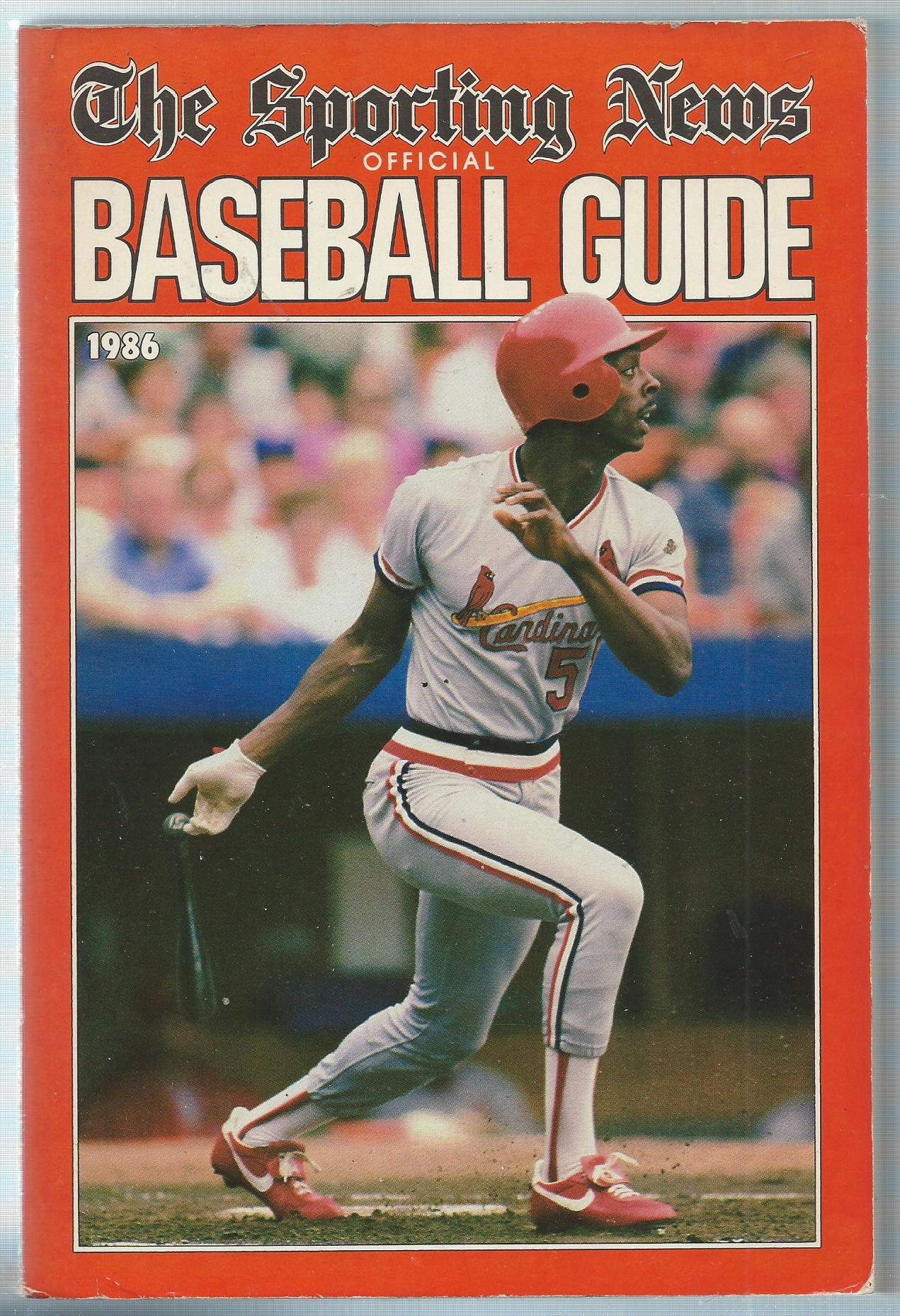1942-99 The Sporting News Baseball Guide #1986 Willie McGee