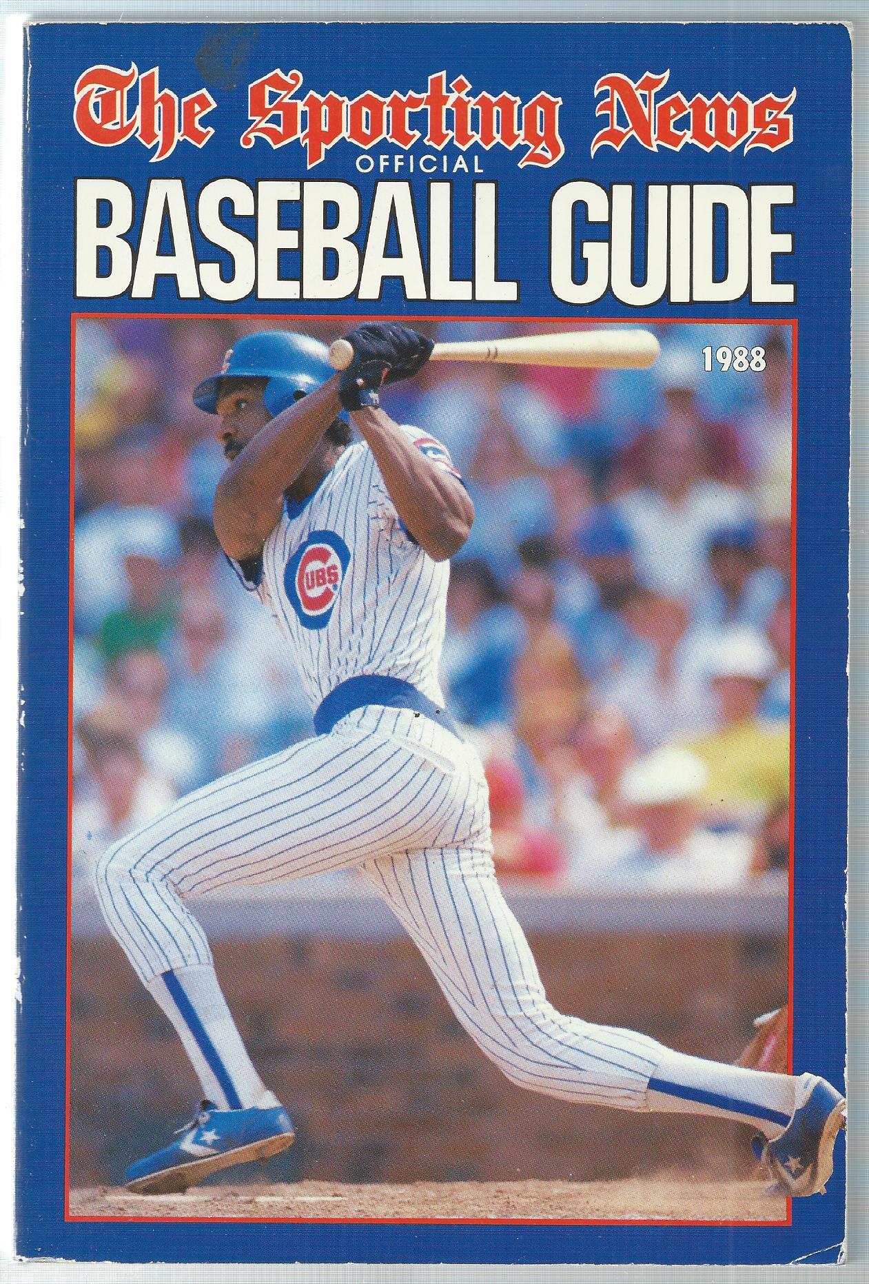 1942-99 The Sporting News Baseball Guide #1988 Andre Dawson
