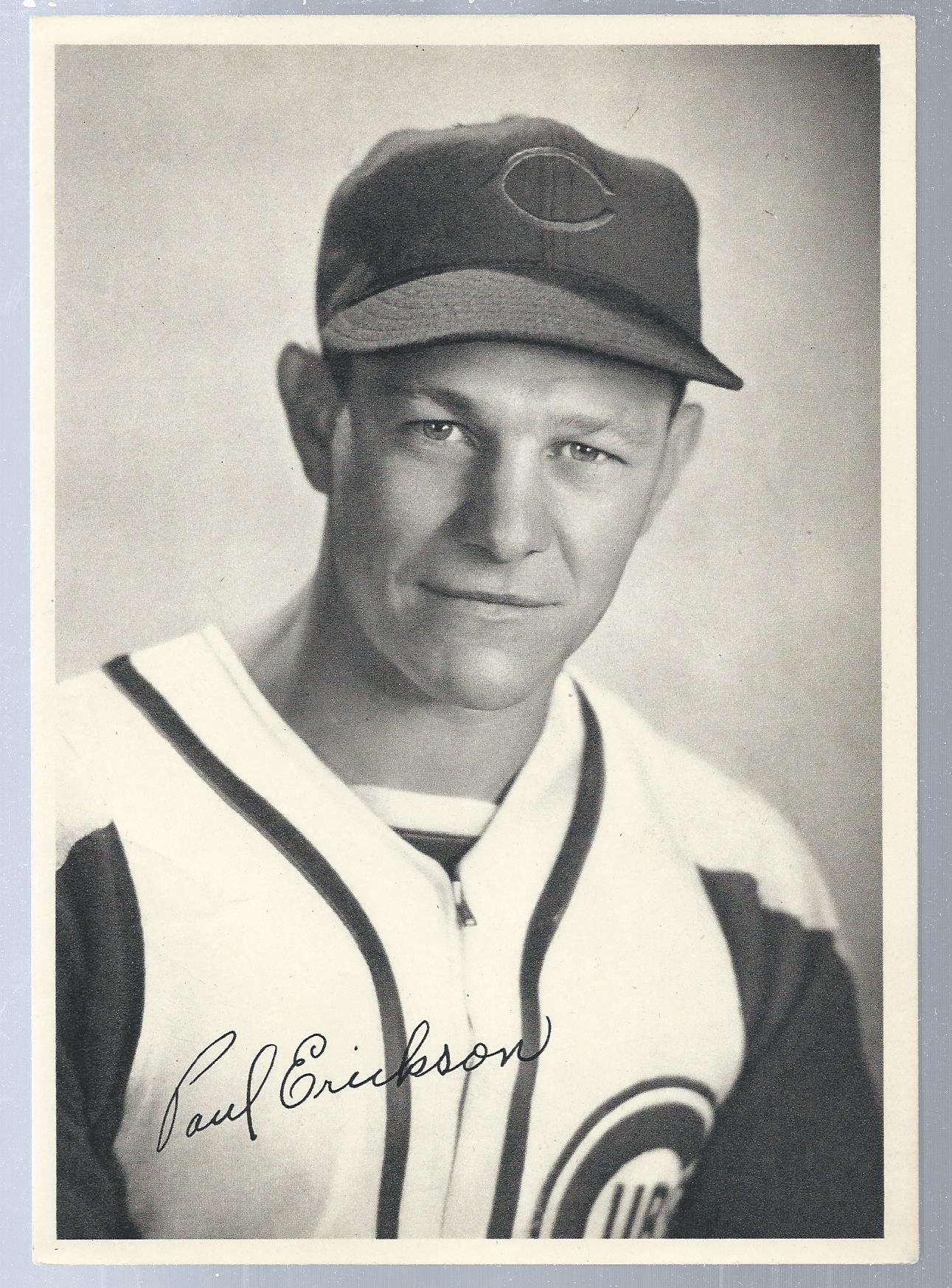 1944 Cubs Team Issue #8 Paul Erickson