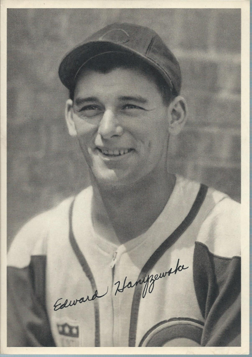 1944 Cubs Team Issue #12 Edward Hanyzewski