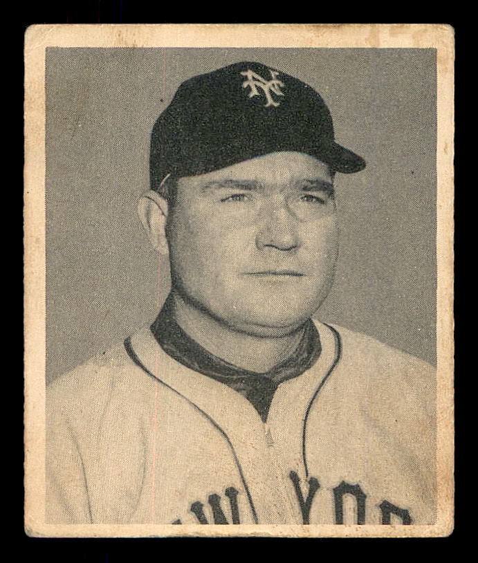 1948 Bowman #4 Johnny Mize RC - Scan of the actual card you will ...