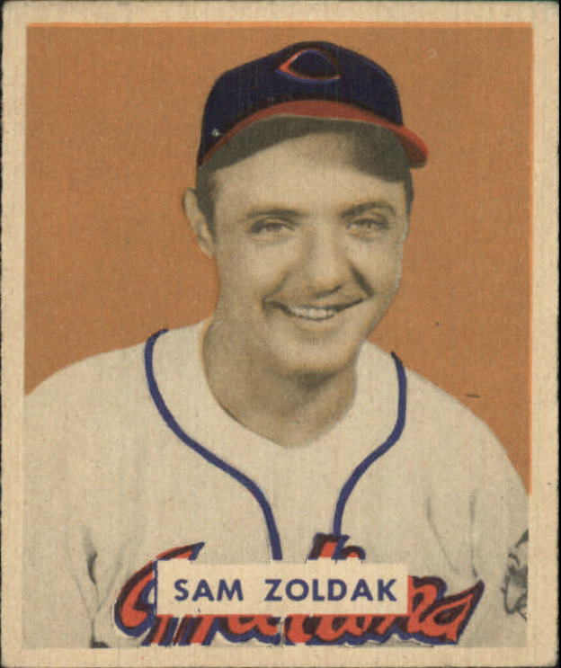 1949 Bowman #78B Sam Zoldak NOF(player name printed on front)