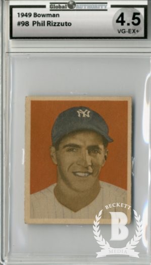 1949 Bowman #98A Phil Rizzuto NNOF(no player name on front)