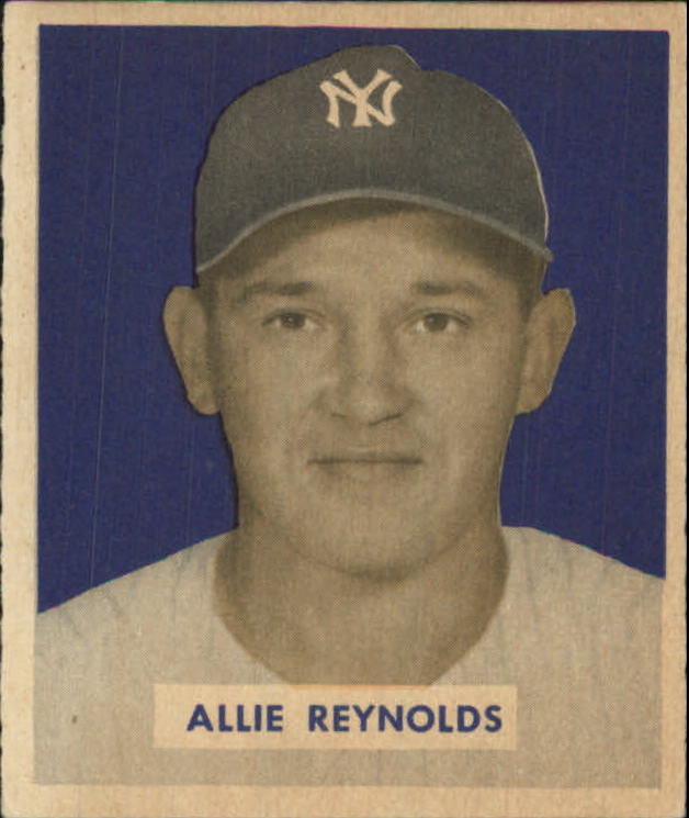 1949 Bowman #114 Allie Reynolds