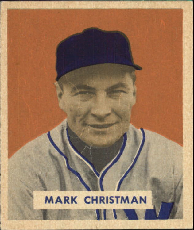 1949 Bowman #121 Mark Christman RC