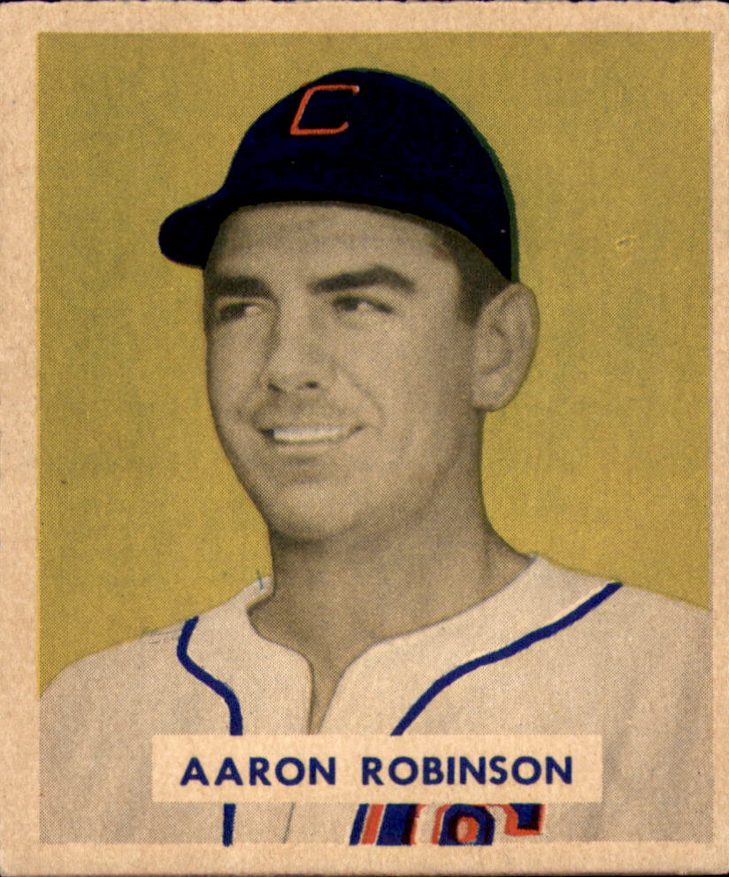 1949 Bowman #133 Aaron Robinson RC
