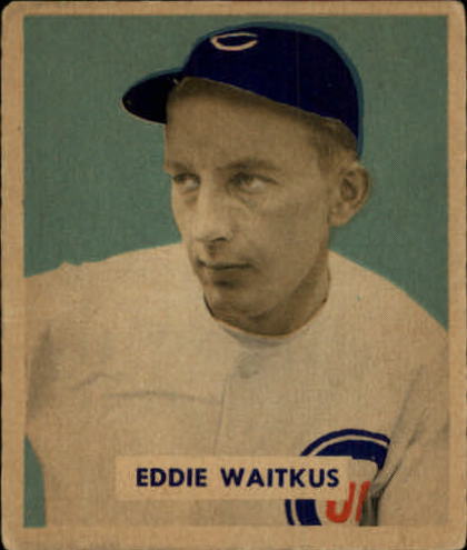 1949 Bowman #142 Eddie Waitkus RC