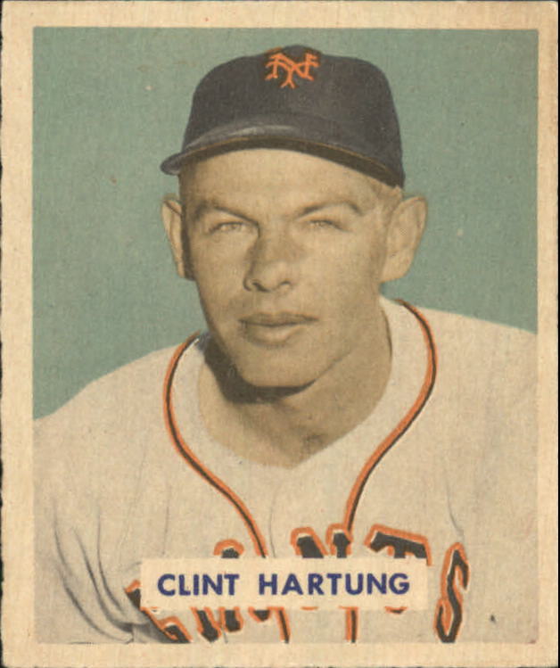 1949 Bowman #154 Clint Hartung