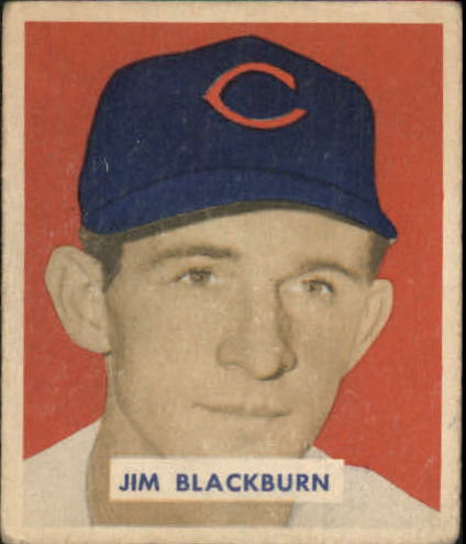 1949 Bowman #160 Jim Blackburn RC