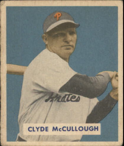 1949 Bowman #163 Clyde McCullough RC